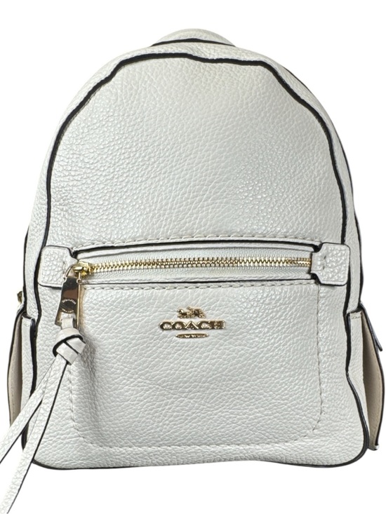 andi coach backpack in chalk F30530 Clover – Balilene The ANDI Backpack is designed to solve the typical backpack challenges Signature Canvas Coach Andi Backpack